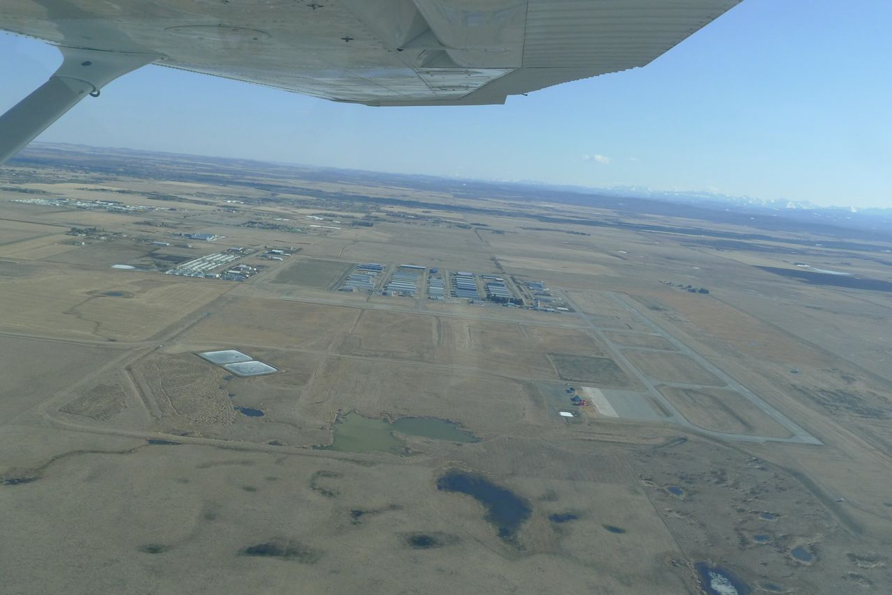 Flying out of Springbank Airport