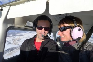 Me with my instructor Atanas. He's cool, but sometimes I just want the airplane to myself!